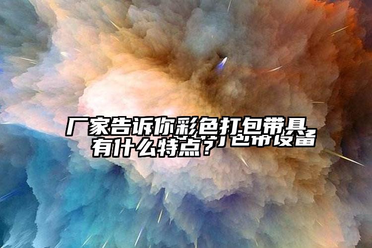 
        PP打包帶設(shè)備廠家告訴你彩色打包帶具有什么特點(diǎn)？    